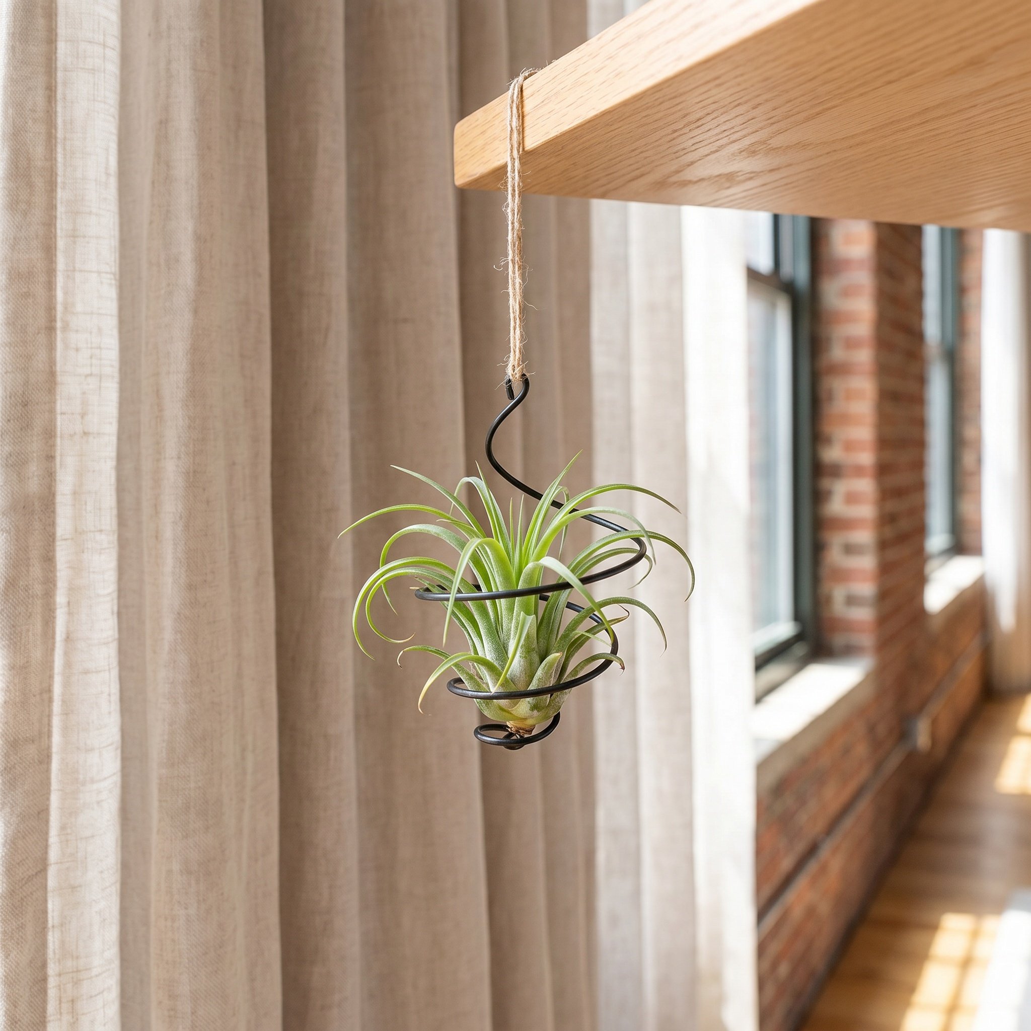 Air Plant Tillandsia - 18개입 걸이형 에어 플랜트 홀더, 조절