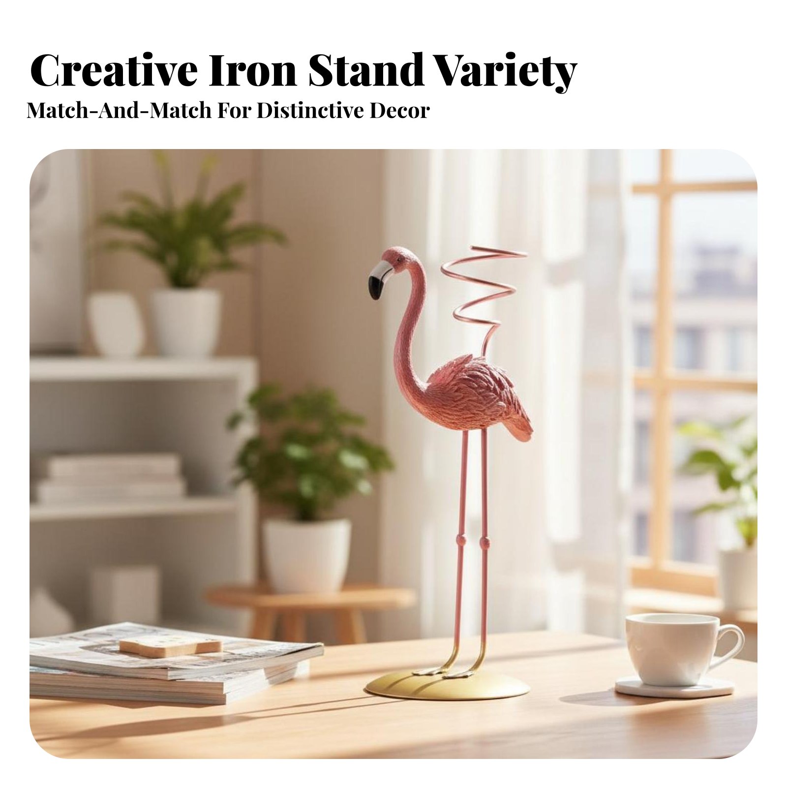 Air Plant Tillandsia - 기하학적 틸랜디아 홀더 북유럽풍 & 디자인