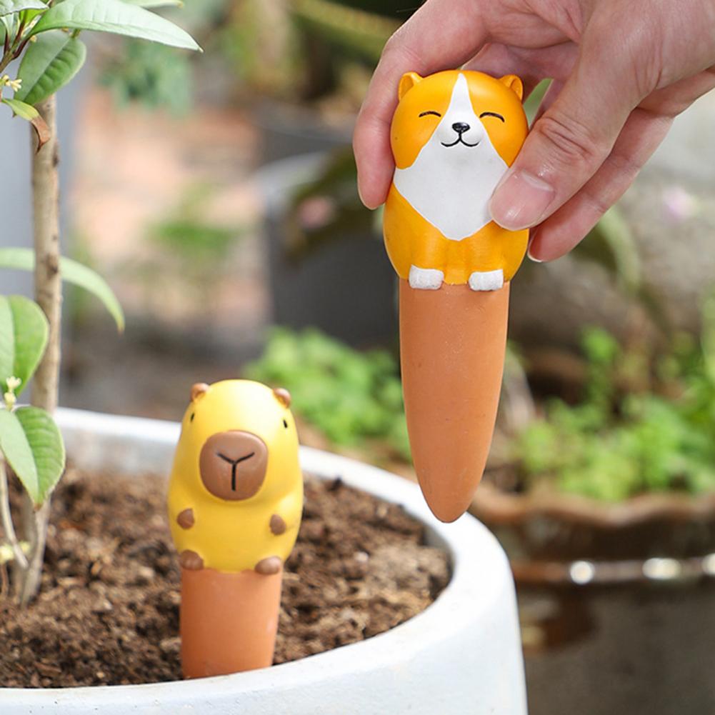 4개 세트 식물 급수 스파이크 귀여운 동물 모양 자동  - Plant Parent 리뷰 및 가격